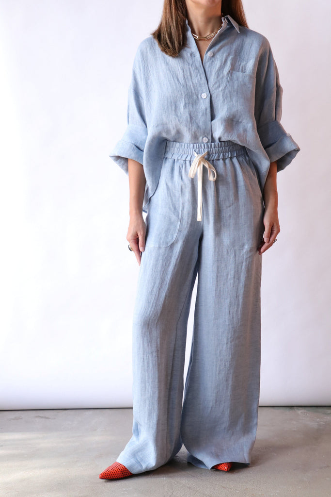 TWP Next Ex Top in Light Indigo tops-blouses TWP 