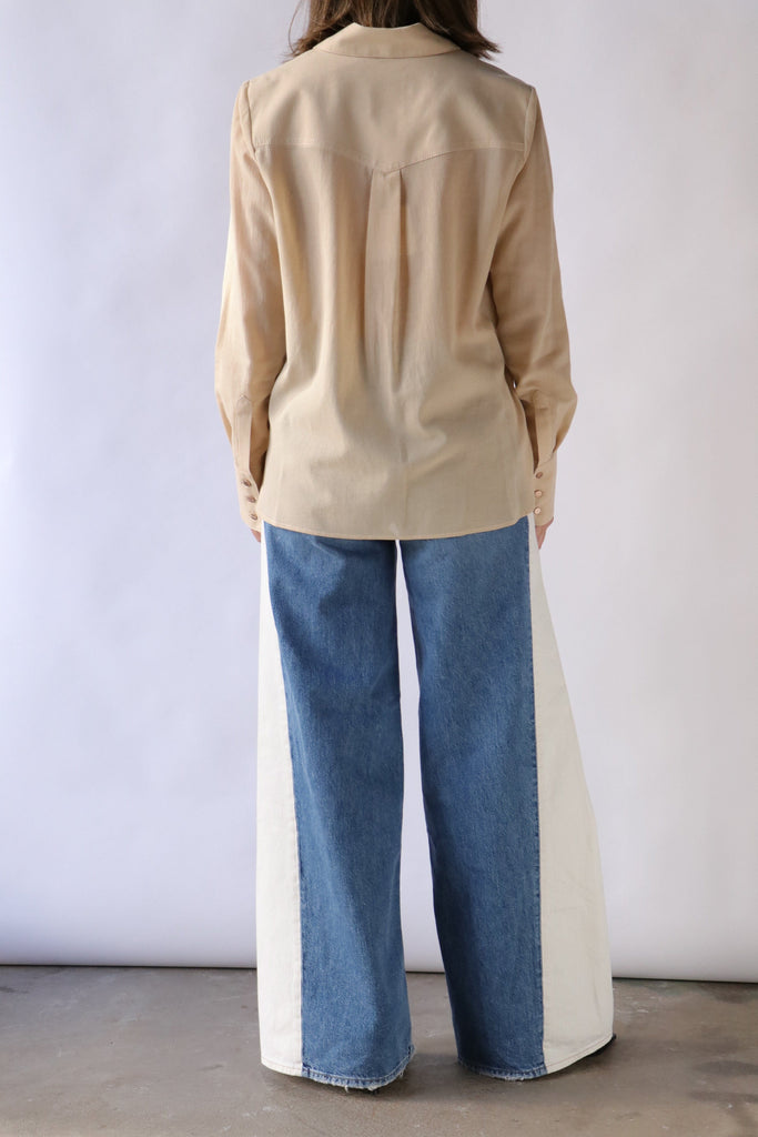 TWP Rancher's Daughter Shirt in Cotton Voile tops-blouses TWP 