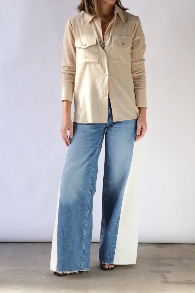 TWP Rancher's Daughter Shirt in Cotton Voile tops-blouses TWP 