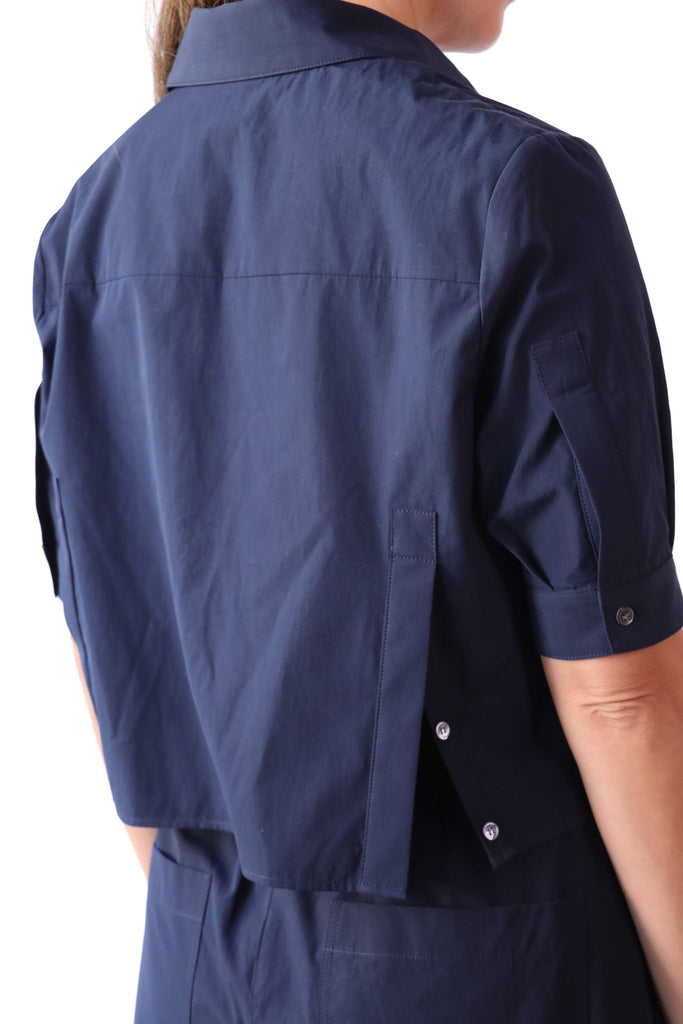 TWP Short Lived Shirt in Midnight tops-blouses TWP 
