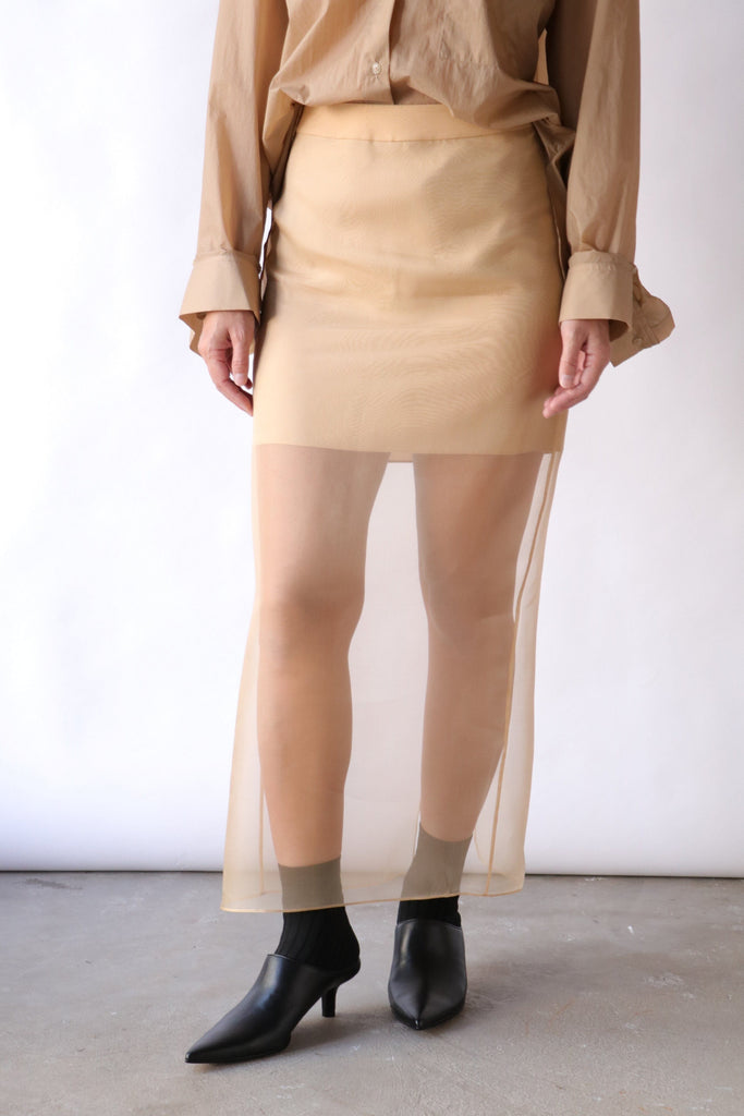 TWP Sylkie Skirt in Silk Organza Bottoms TWP 