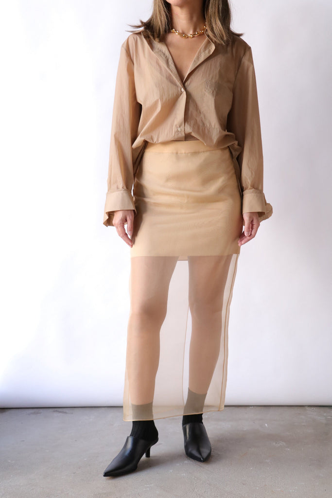 TWP Sylkie Skirt in Silk Organza Bottoms TWP 