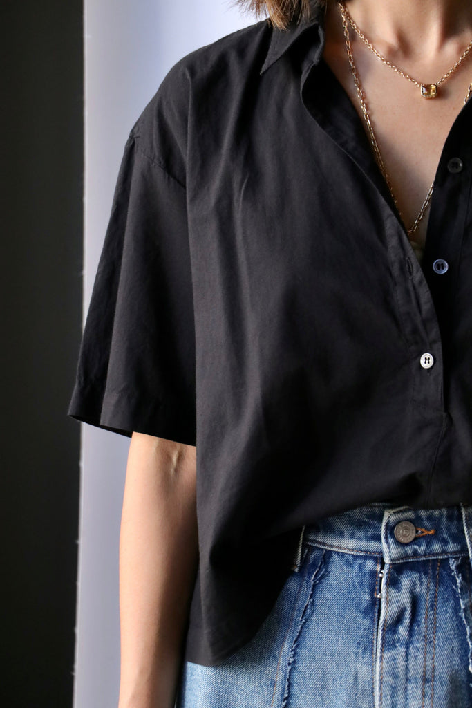 Xirena Ansel Top in Black tops-blouses Xirena 