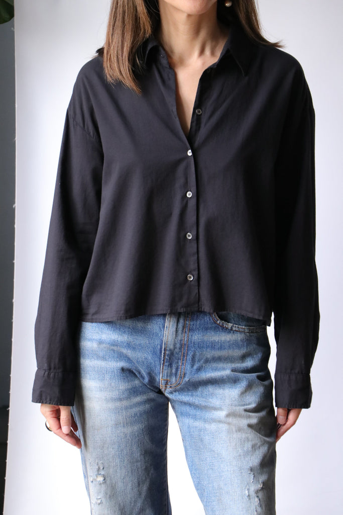 Xirena Dawson Shirt in Black tops-blouses Xirena 