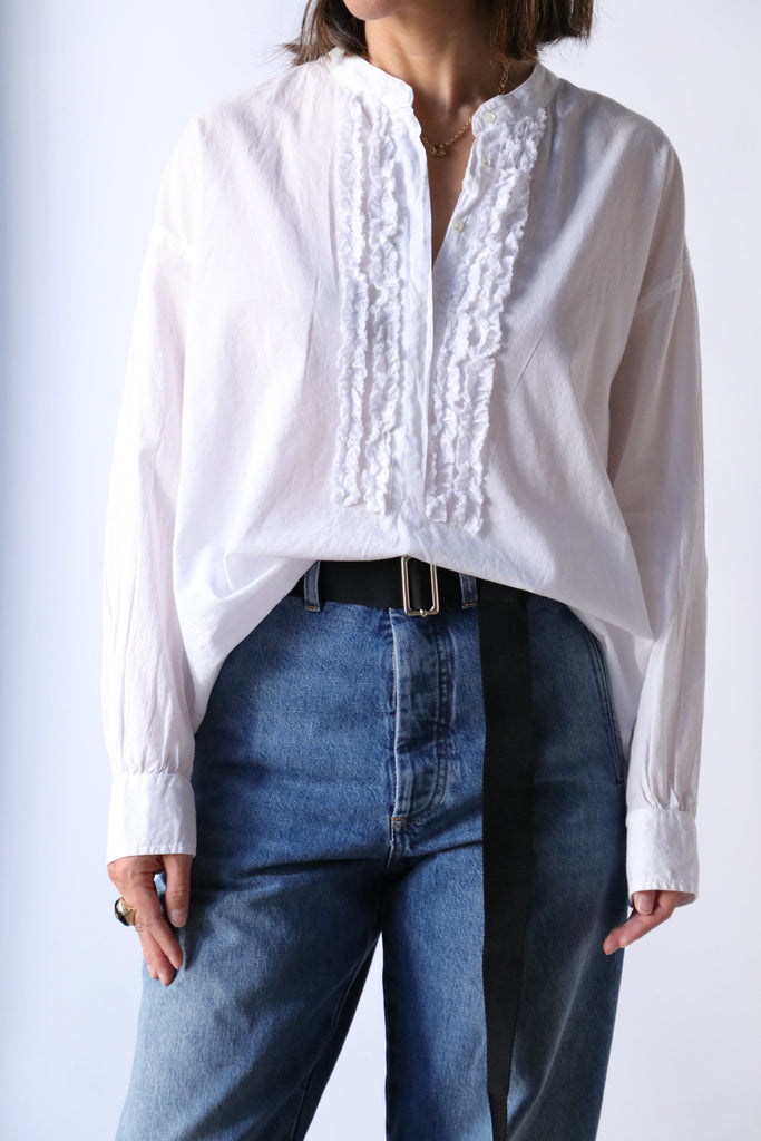 Xirena Sherridan Top in White tops-blouses Xirena 