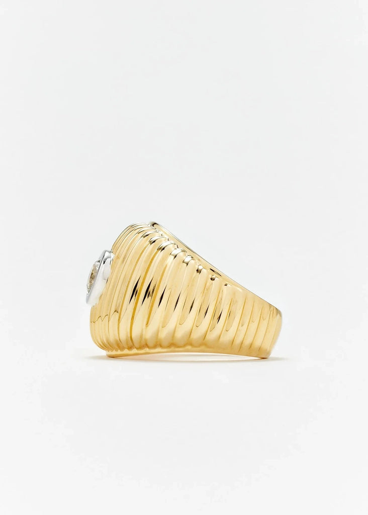 Yvonne Leon Bague Maxi Berlingot or Jaune Jewelry Yvonne Leon 