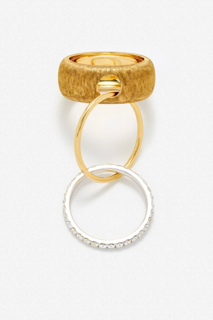 Yvonne Leon Bague Un Deux Trois Gm Or Jaune Jewelry Yvonne Leon 