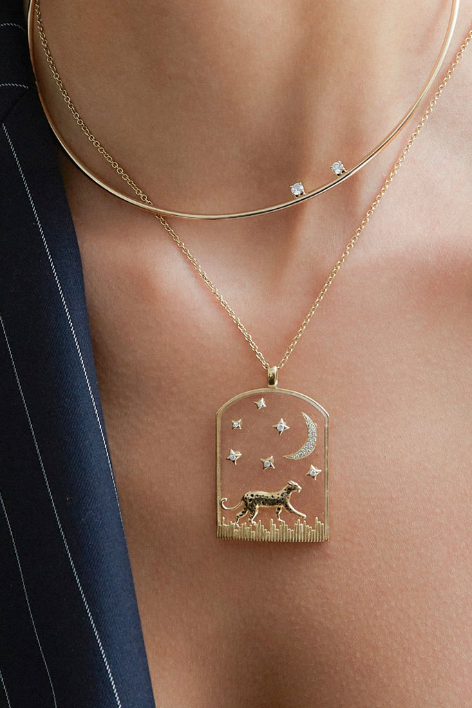 Yvonne Leon Pendentif La Savane Or Jaune Jewelry Yvonne Leon 