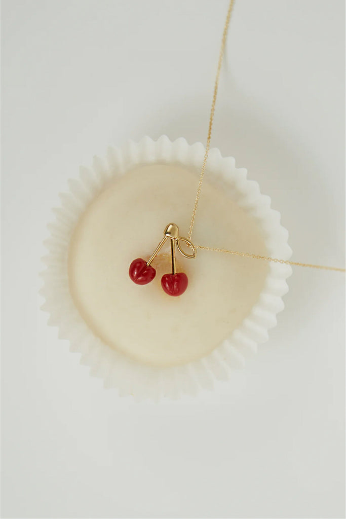 Aliita Cereza Cherry Necklace in Cherry Jewelry Aliita 