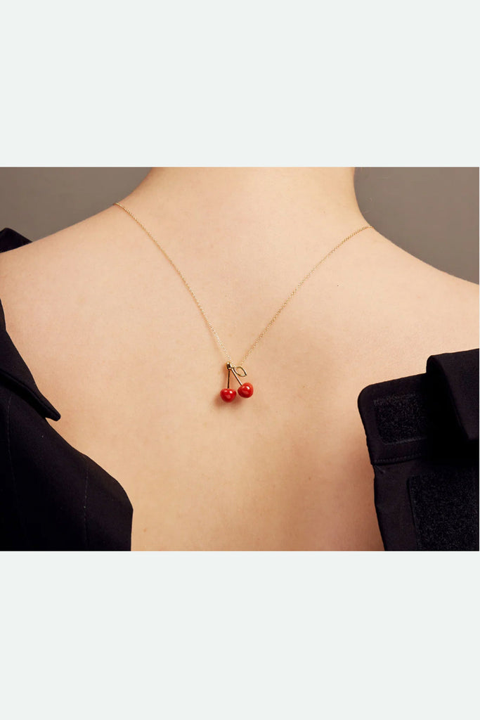 Aliita Cereza Cherry Necklace in Cherry Jewelry Aliita 