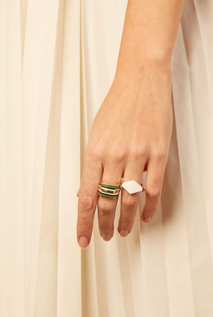 Aliita Colores Green Ring Jewelry Aliita 