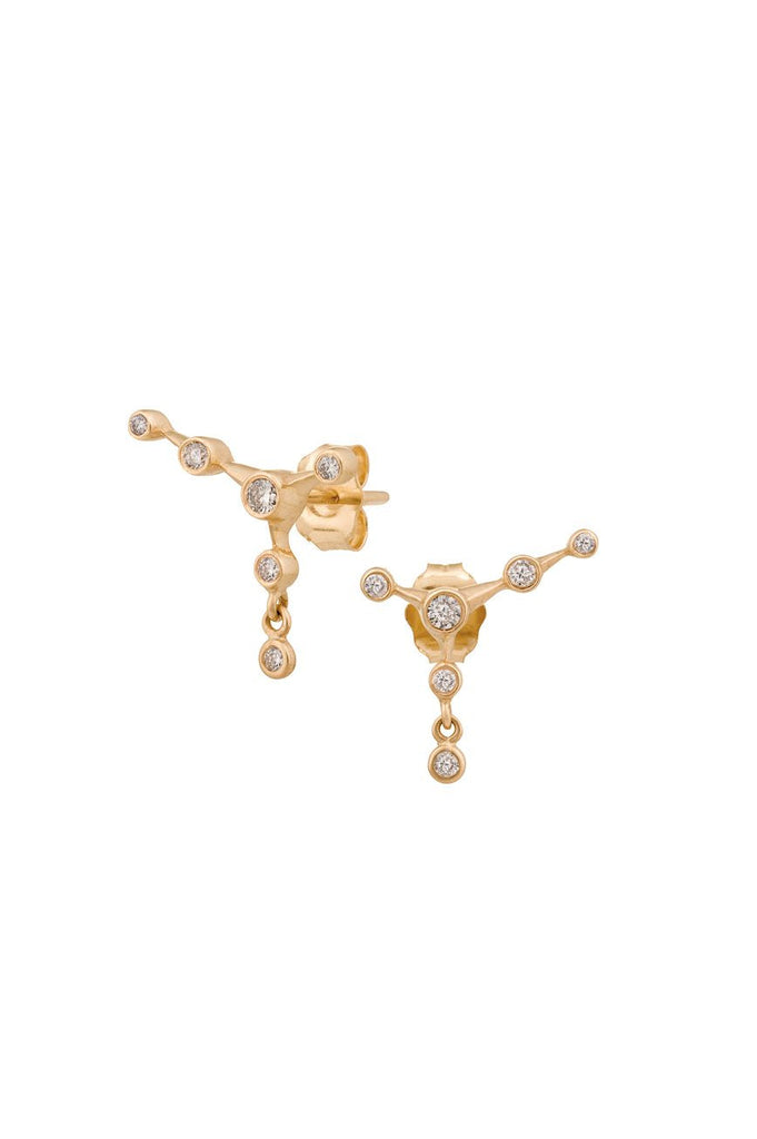 Celine Daoust Six Diamonds Constellation Earrings Jewelry Celine Daoust 