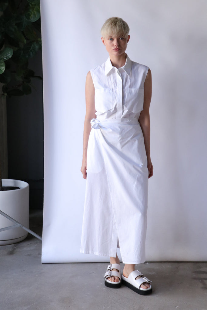 Christian Wijnants Dofida Dress in White Dresses Christian Wijnants 