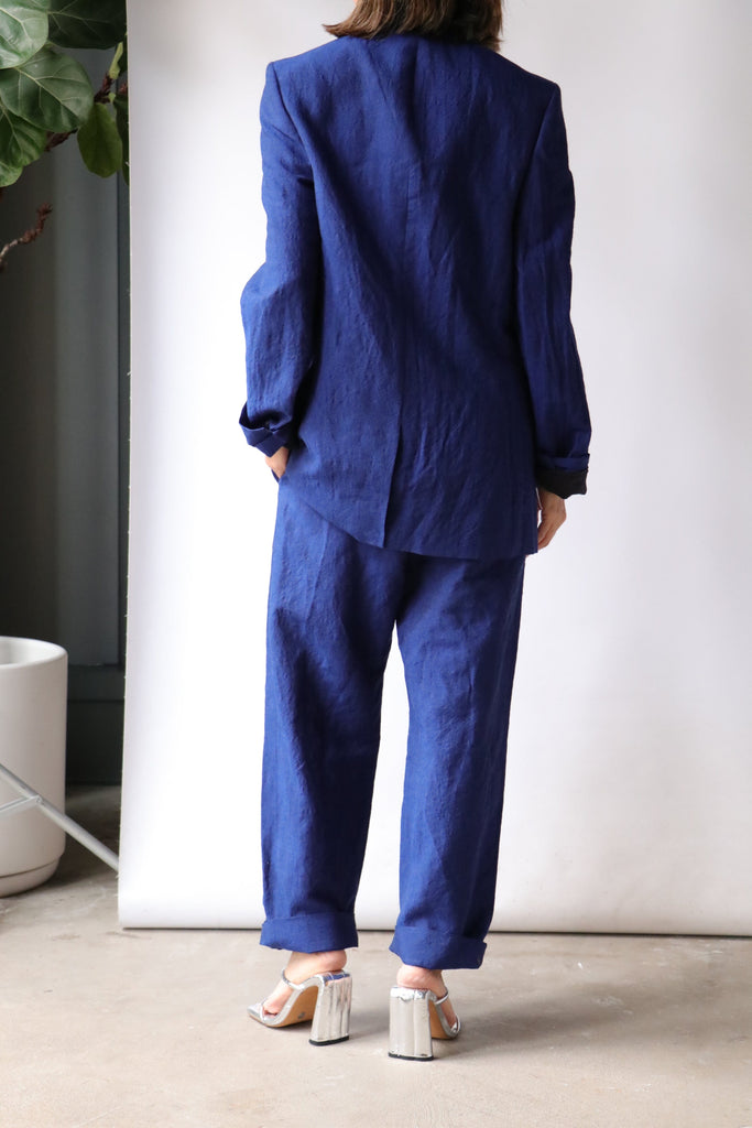 Christian Wijnants Pahur Trousers in Night Blue Bottoms Christian Wijnants 