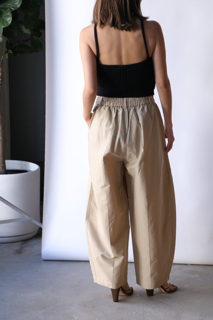 Cordera Seam Curved Pants in Toasted Bottoms Cordera 