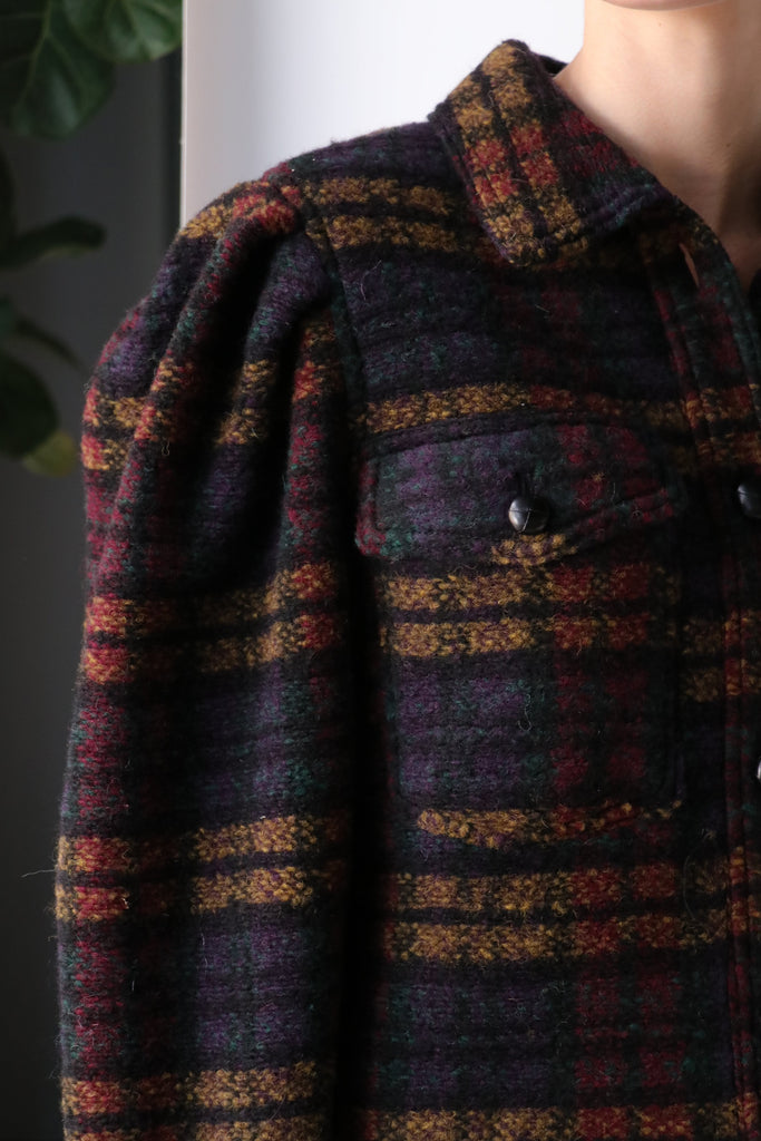 Isabel Marant Etoile Leiko Coat in Multi Color Outerwear Isabel Marant Etoile 