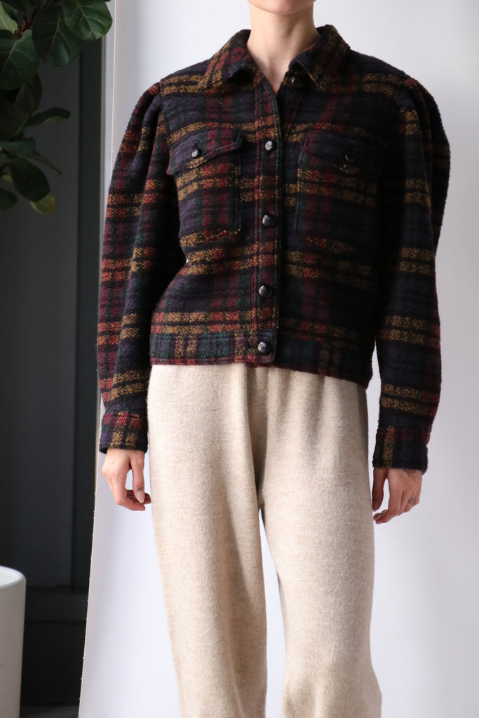 Isabel Marant Etoile Leiko Coat in Multi Color Outerwear Isabel Marant Etoile 