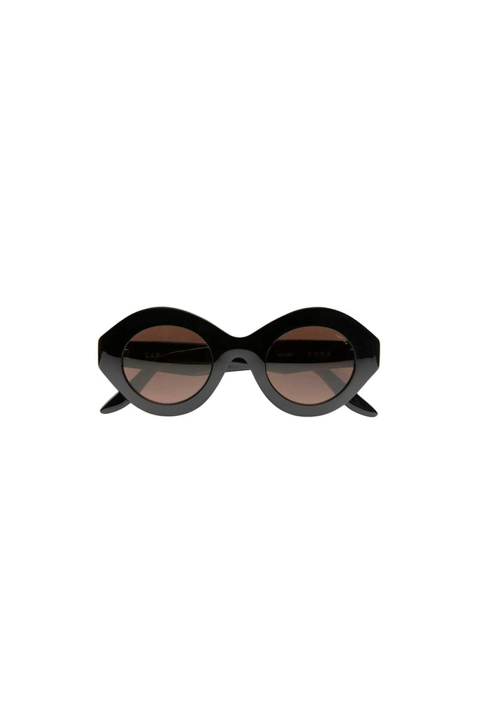 Lapima Cora Sunglasses in Black Solid Accessories Lapima 