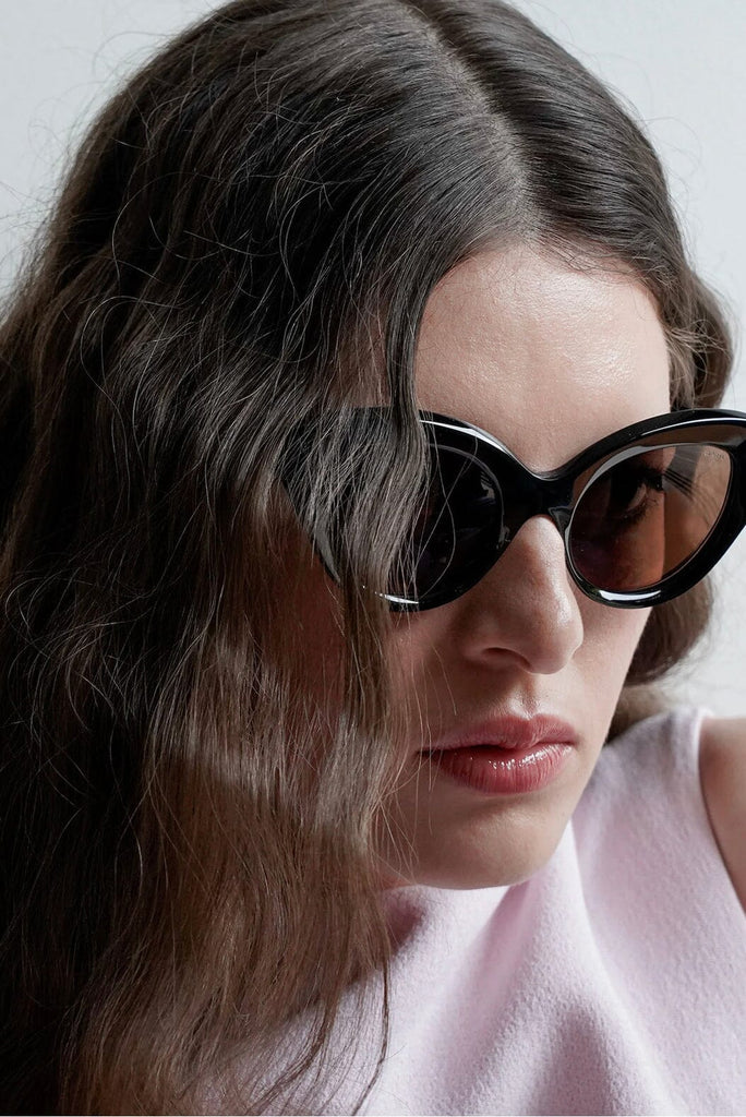 Lapima Manuela Sunglasses in Black Solid Accessories Lapima 