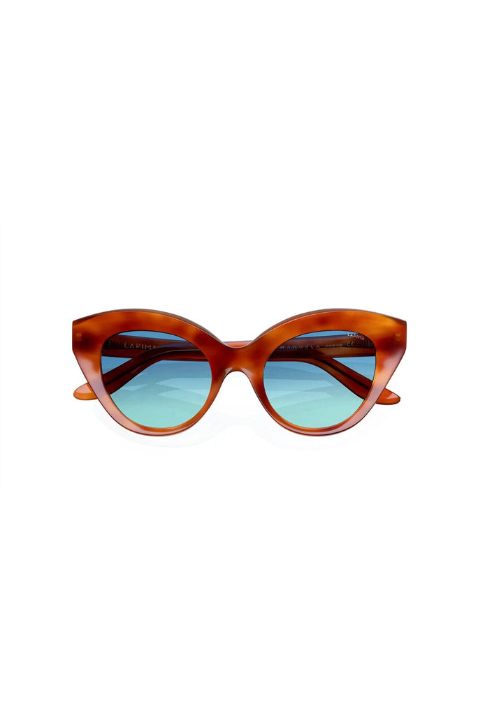 Lapima Manuela Sunglasses in Caramel Blue Sky | WE