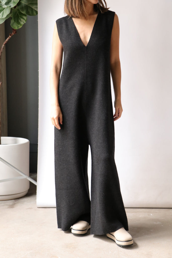 Lauren Manoogian Double Knit Miter Jumpsuit