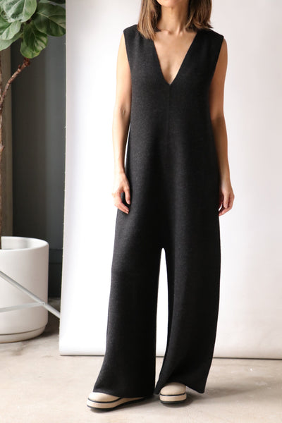 Lauren Manoogian Double Knit Miter Jumpsuit