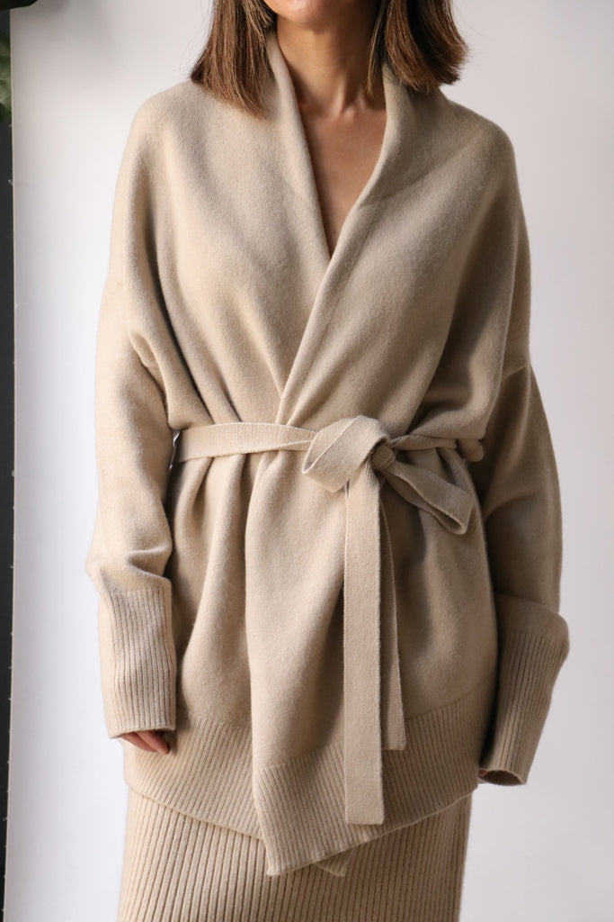 Lauren Manoogian Slouch Cardigan in Antique Knitwear Lauren Manoogian 