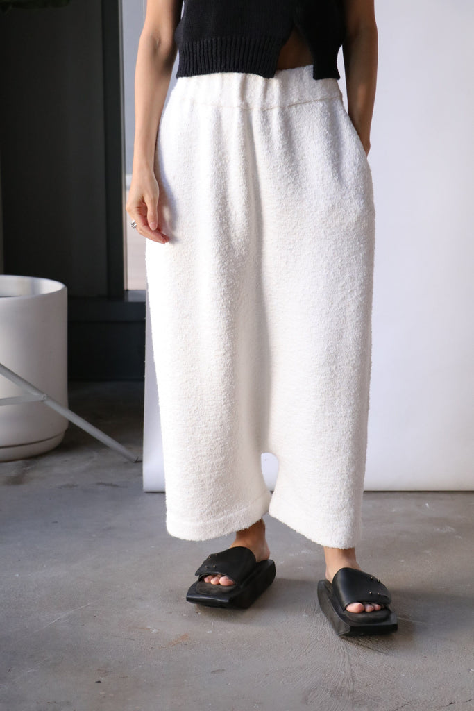 Lauren Manoogian Warp Pants in White/Natural Bottoms Lauren Manoogian 