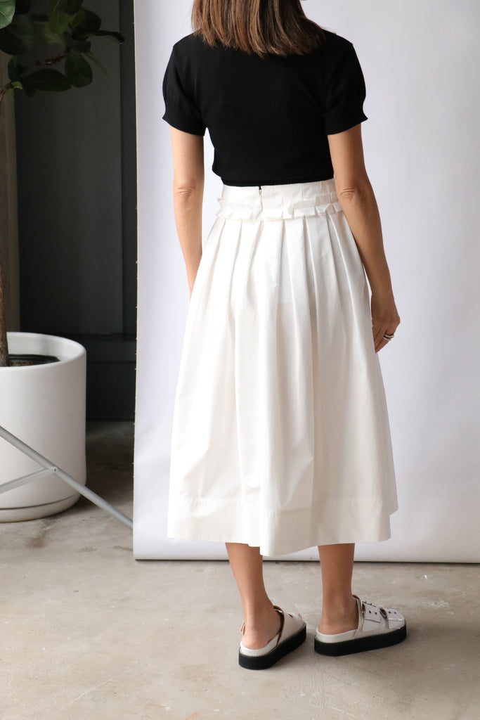 Plan C Midi Skirt in Butter Bottoms Plan C 