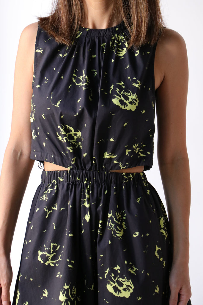 Proenza Schouler White Label Poplin Cut Out Midi Dress Dresses Proenza Schouler 