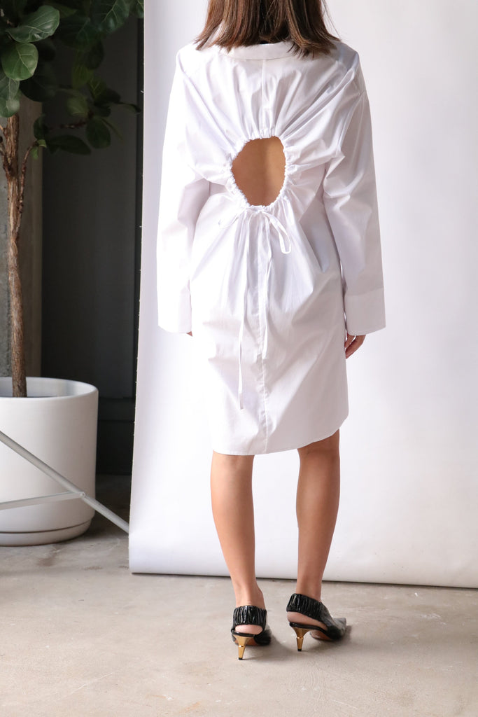 Proenza Schouler White Label Soft Poplin Button Down Dress Dresses Proenza Schouler 