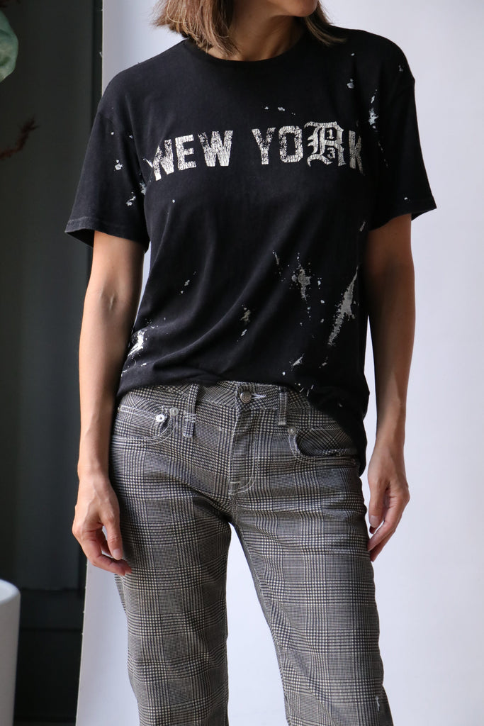 R13 New York Boy T in Acid Black T-Shirts & Tanks R13 