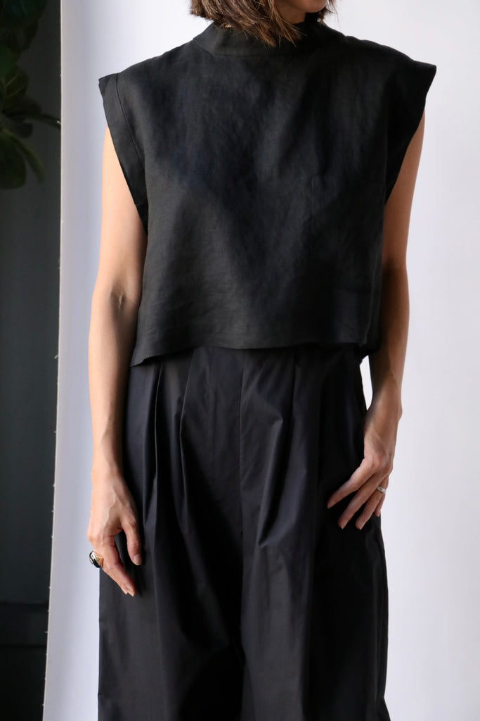 Rachel Comey Bacchus Top in Black tops-blouses Rachel Comey 