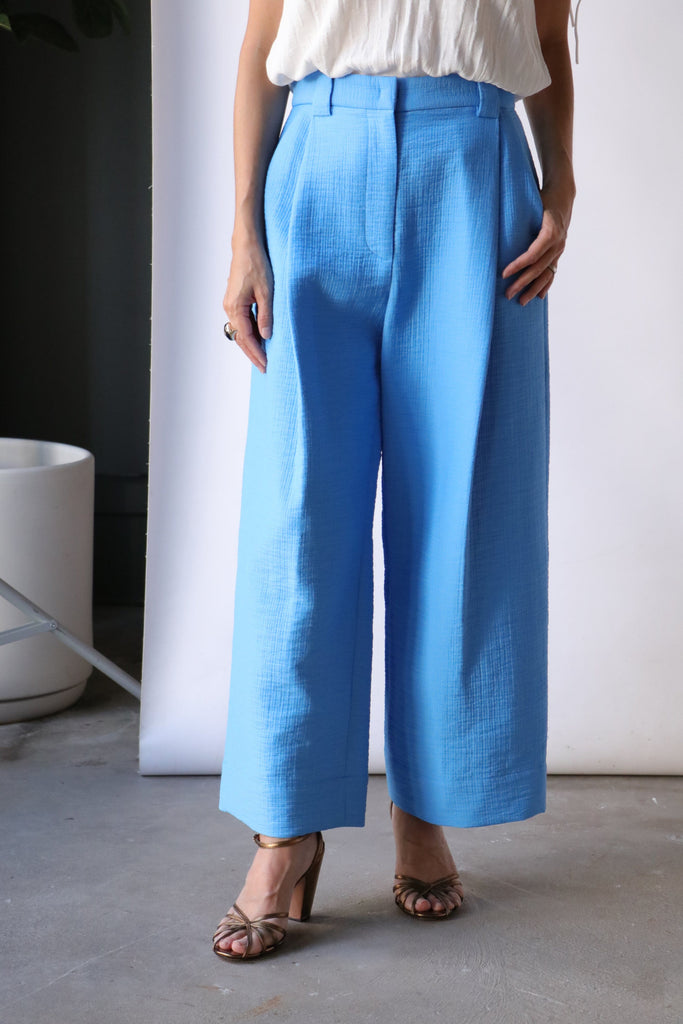 Rachel Comey Crew Pant in Blue Bottoms Rachel Comey 