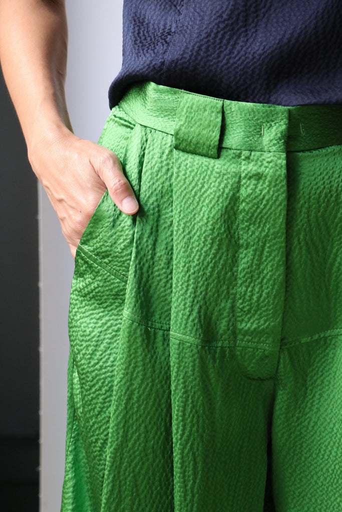 Rachel Comey Cropped Divide Pant in Forest Bottoms Rachel Comey 