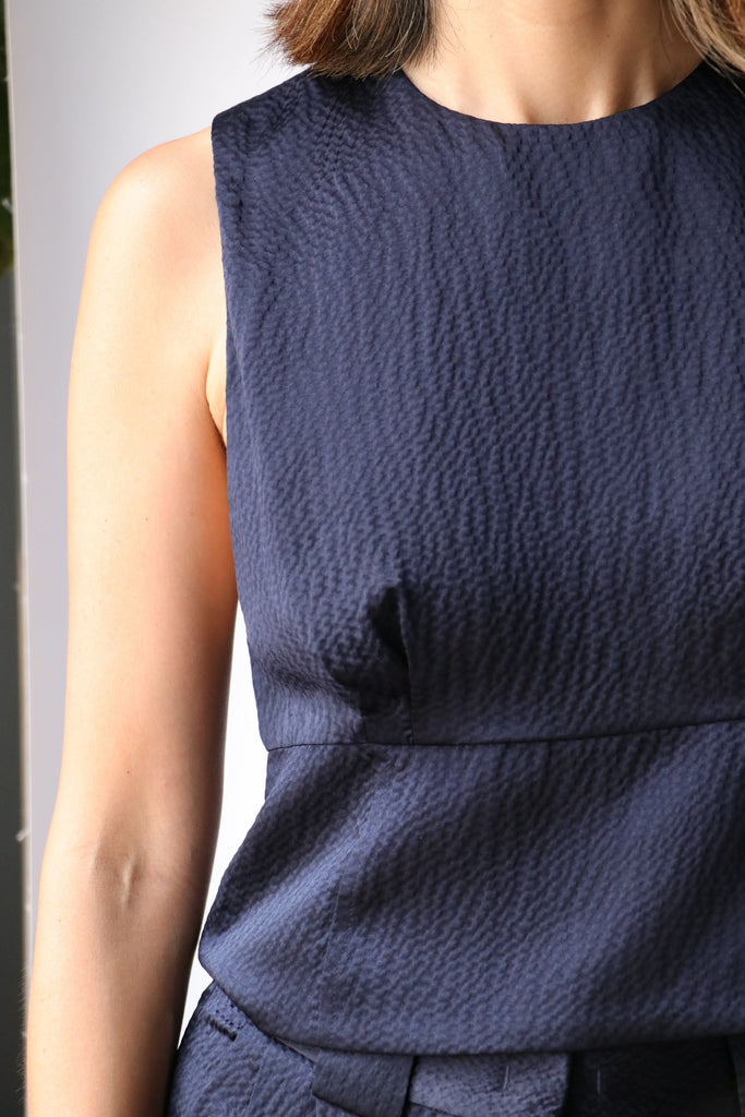 Rachel Comey Darter Top in Navy tops-blouses Rachel Comey 
