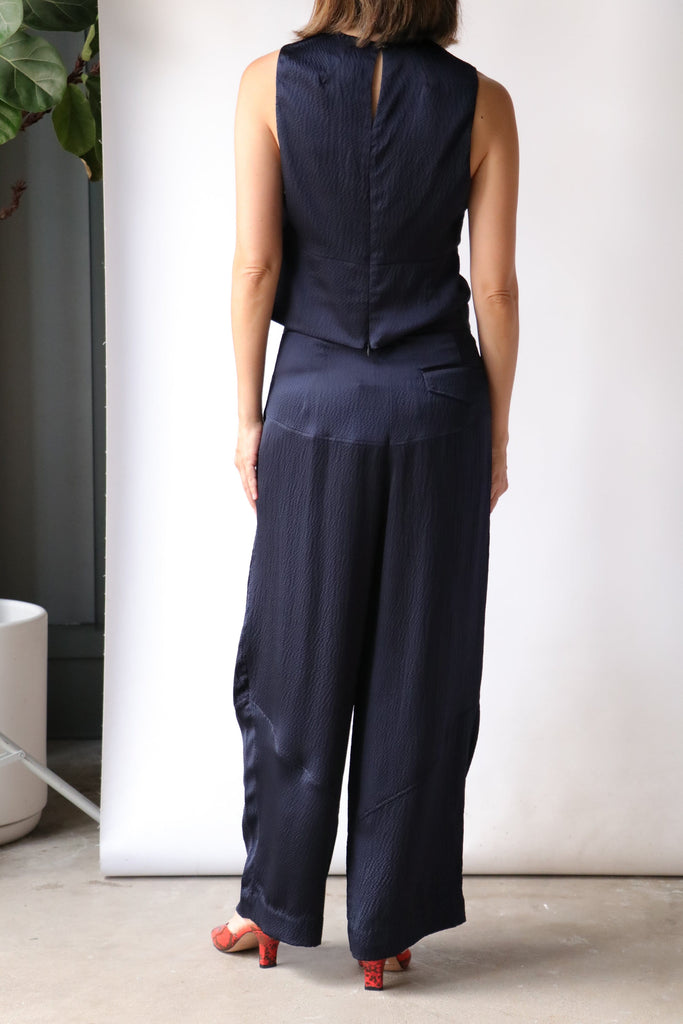 Rachel Comey Darter Top in Navy tops-blouses Rachel Comey 