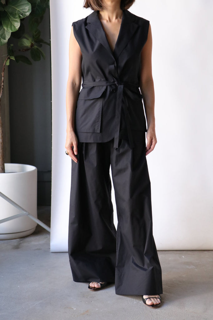 Rachel Comey Doni Vest in Black tops-blouses Rachel Comey 