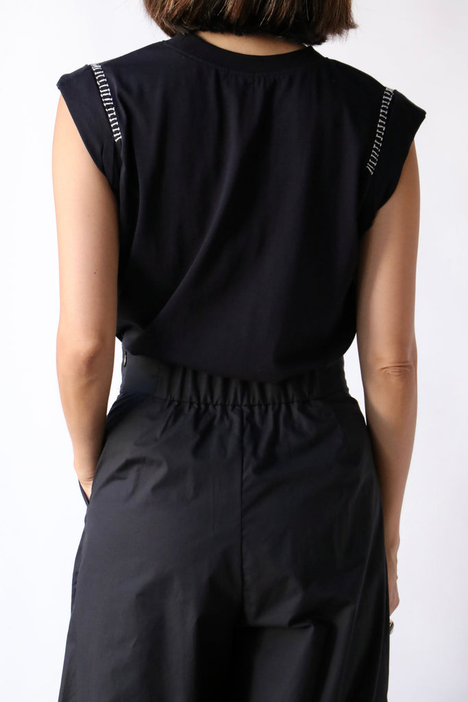 Rachel Comey Miles Tee in Black tops-blouses Rachel Comey 