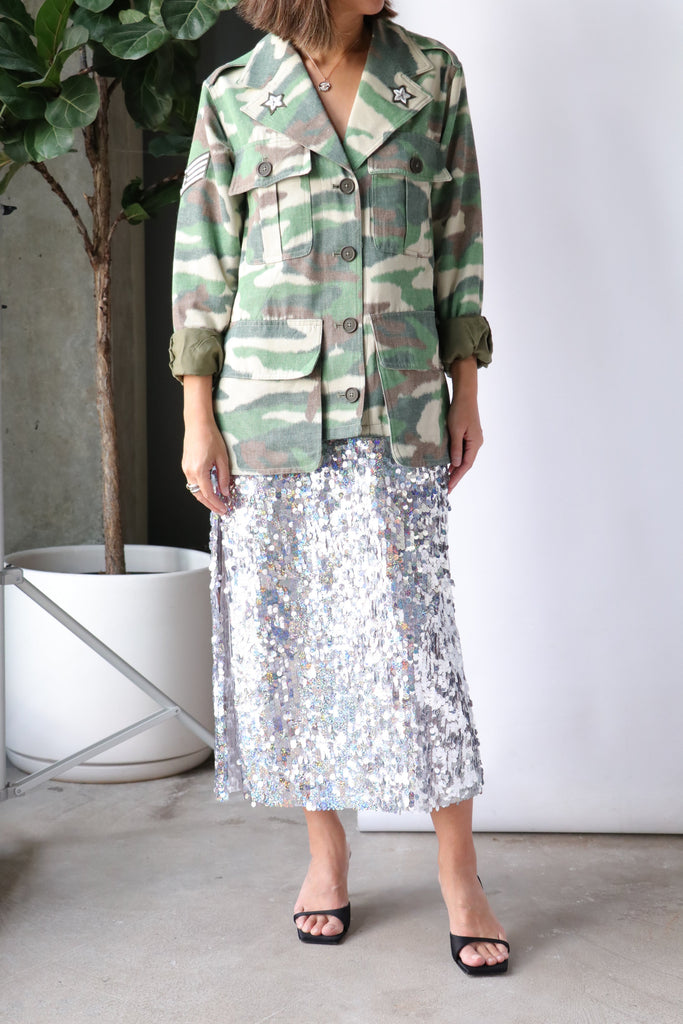 Smythe Bellows Pocket Shirt Jacket in Desert Camo Outerwear Smythe 