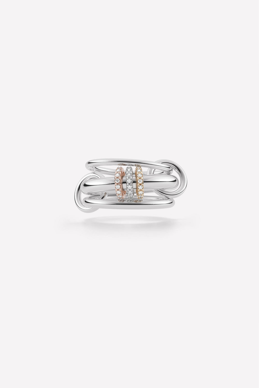 Spinelli Kilcollin Gemini Sg Diamond Connectors Ring