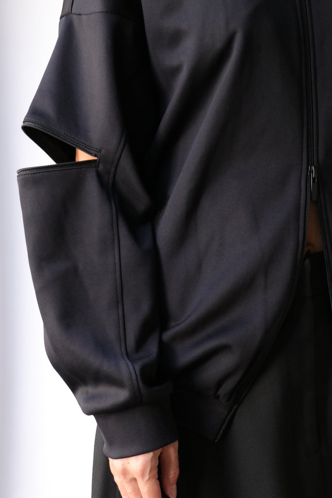 Tibi Active Knit Zipper Detailed Track Jacket Outerwear Tibi 