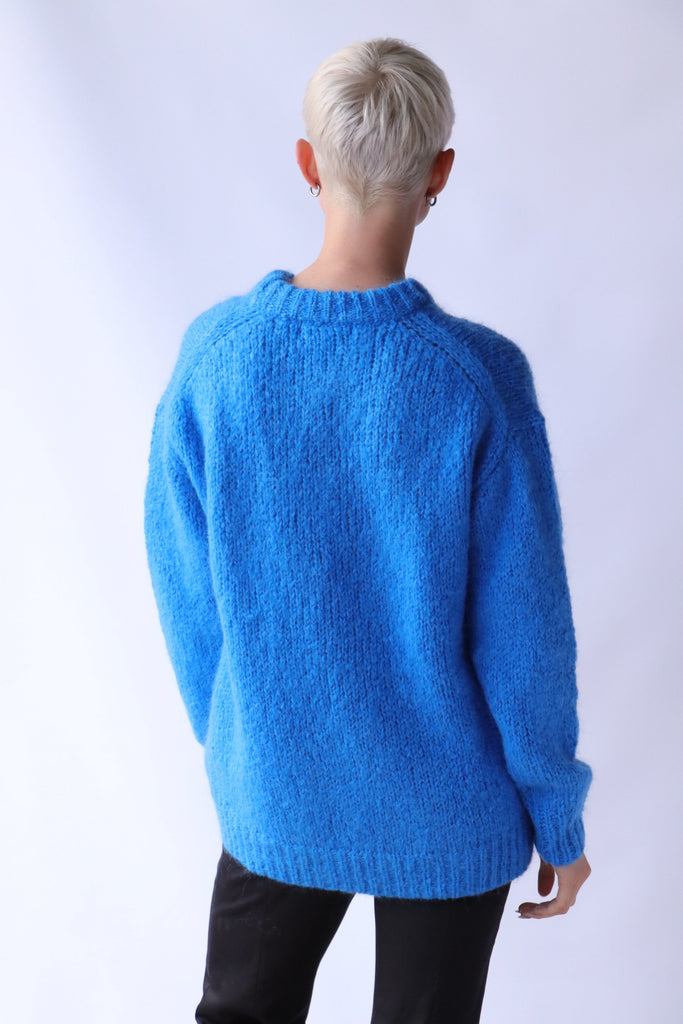 Tibi Claude Mohair Crewneck Easy Pullover Knitwear Tibi 