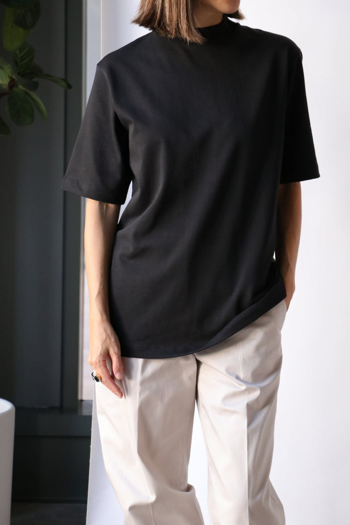 Tibi Perfect Unisex T in Black T-Shirts & Tanks Tibi 