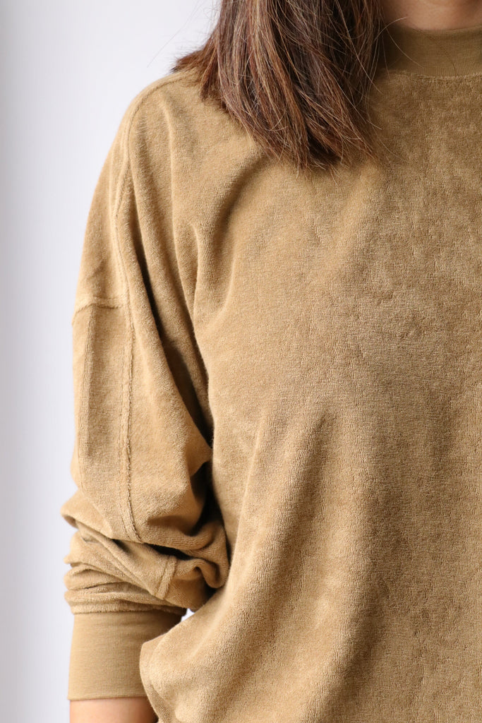 Sculpted Shoulder Sweatshirt – Tibi Official