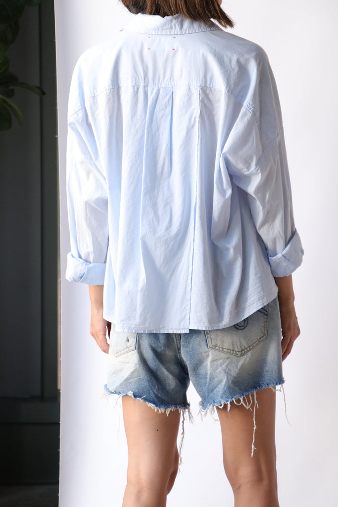 Xirena Riley Shirt in Skylight tops-blouses Xirena 