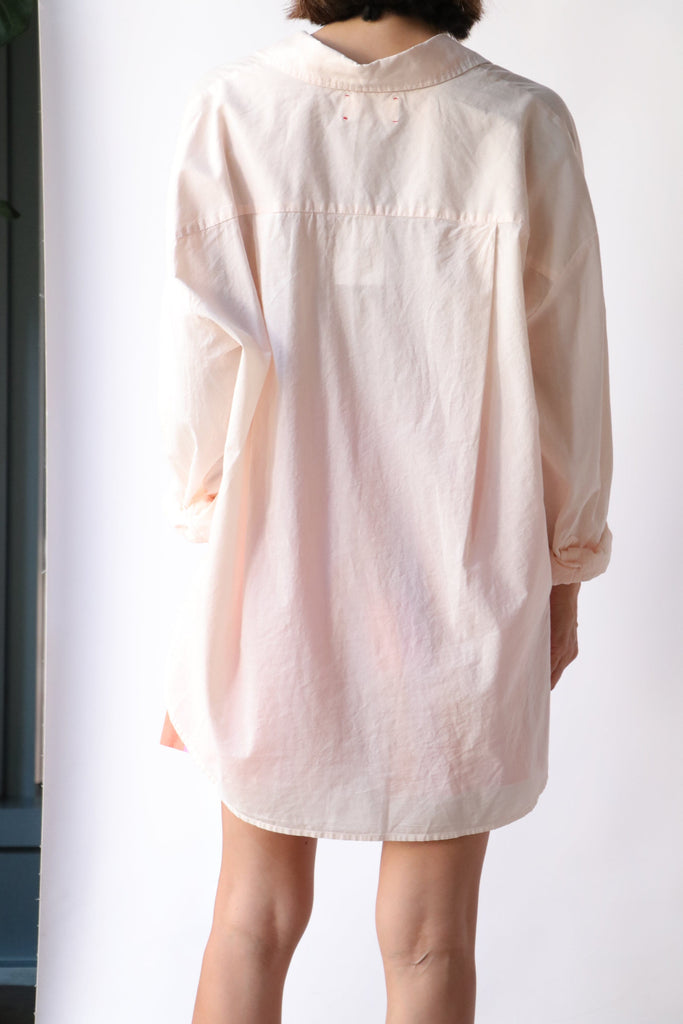 Xirena Sydney Shirt in Cream Peach tops-blouses Xirena 